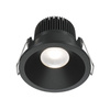 Oczko czarne podtynkowe o średnicy 6cm IP65 LED 4000K Zoom DL034-01-06W4K-D-B Maytoni