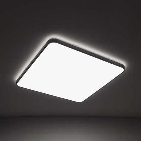 Kwadratowy biały plafon sufitowy 63cm 3000K IP44 AGNES SQUARE LED PRO Nowodvorski 10993
