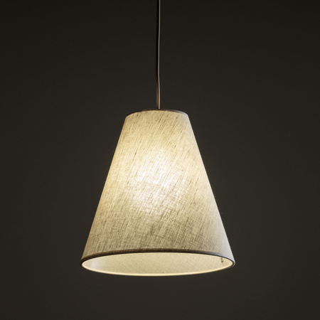 Lampa wisząca pojdeyńczy abażur z lnu 25cm CONEA SABIA 1xE27 Tk Lighting 11202