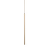 Lampa wisząca cienka ryflowana rurka FERRO SABIA CHAMPAGNE 750 1xG9 Tk Lighting 11424