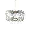 Lampa wisząca druciana o średnicy 38cm w kolorze szałwiowym 1xGX53 KENAI C Nowodvorski 12230