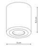 Faro XL oprawa natynkowa biała Light Prestige LP-6510/1SM XL WH