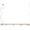 Podłużna lampa wisząca 200cm 8 tub na belce FOURTY LINE LED Nowodvorski 12291