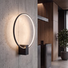 Kinkiet czarna obręcz LED o średnicy 30cm VEXA BLACK 6W Tk Lighting 18304