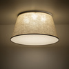 Lampa sufitowa stożek z lnu 50cm 4xE27 FORMO LEN Tk Lighting 11075