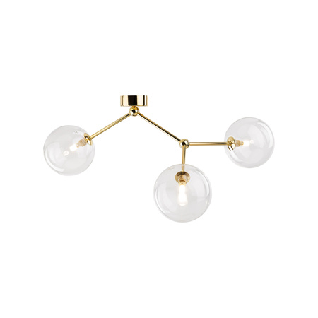 Lampa sufitowa potrójna FAIRY GOLD TK Lighting 10069