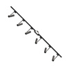 Czarny zestaw prosty 200cm szynoprzewód 6xGU10 Zuma Line 3026