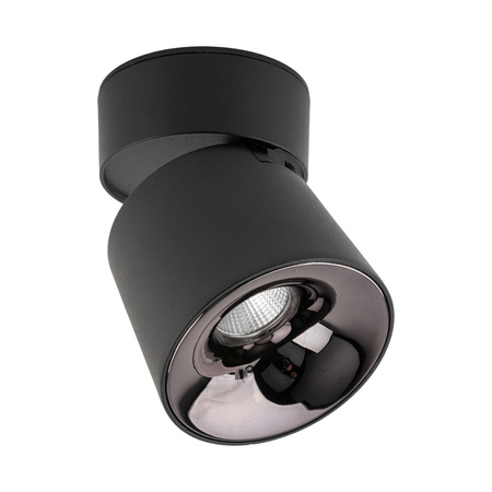 Czarna oprawa natynkowa ruchoma tuba LED 3000K KYOTO BLACK 12W Tk Lighting 18137