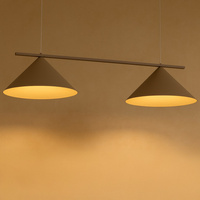 Lampa wisząca podwójna w kolorze kaszmirowym CAPITAL TAUPE 2xGX53 Milagro MLP2472