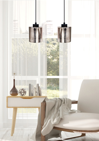 COX LAMPA WISZĄCA 2X60W E27 CHROM Candellux 32-53879