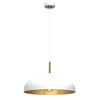 Lampa wisząca LINCOLN WHITE/GOLD 1xE27 45cm MLP7899