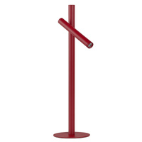 Czerwona prosta lampka stołowa kierunkowa LED 3000K TROST TABLE RED Azzardo AZ6800