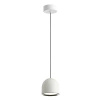 Biała lampa wisząca Saila o średnicy 10cm LED 3000K PL0115-WH Yaskr