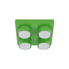 Kwadratowa zielona lampa sufitowa BRIX GREEN 4XGX53 Tk Lighting 11287