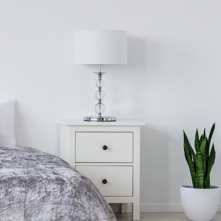 Lampka stołowa REA WHITE Zuma Line RLT93163-1W