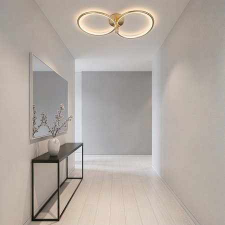 Azina 2 Plafon złota LED Light Prestige LP-4852/2C GD