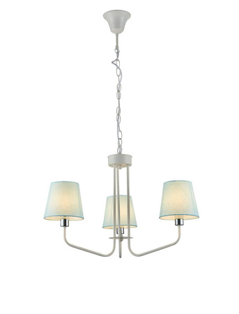 LAMPA WISZĄCA YORK 3 BIAŁY NIEBIESKI Candellux 50203096
