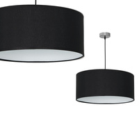 Lampa wisząca CASINO BLACK/CHROME 1xE27 Milagro ML63800