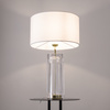 Duża lampa stołowa 52cm ze szklaną podstawą Muse MOD304TL-01G Maytoni