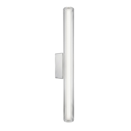 Kinkiet szklana tuba do łazienki Linea 61 cm chrom LED CCT Light Prestige LP-0510/1W-61 CH