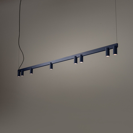 Lampa wisząca podłużna 200cm granatowa z dodatkowym podświetleniem FOURTY LINE LED VIII Nowodvorski 12290