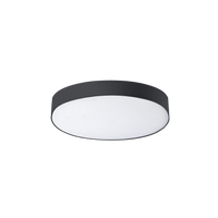 Plafon okrągły czarny o średnicy 60cm MONZA II R 60 4000K BK AZZARDO AZ3680