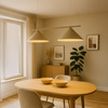 Lampa wisząca podwójna w kolorze kaszmirowym CAPITAL TAUPE 2xGX53 Milagro MLP2472