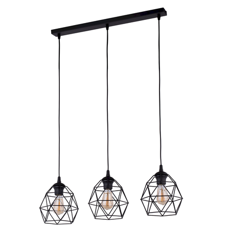 GALAXY BLACK LAMPA WISZĄCA 3  LISTWA TK Lighting 3191