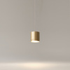 Złota matowa lampa wisząca tuba 8,2cm na żarówkę GX53 Polar P088PL-GX53-MG Maytoni