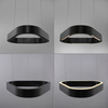 Lampa wisząca czarna Q-STRETTO Paul Neuhaus 2689-18