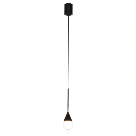 Lampa wisząca do łazienki IP44 Nata LED 3000K czarna PL0104-BK Yaskr