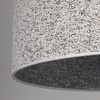 Lampa wisząca z tkaniny o średnicy 50cm VELLUM BLACK 500 1xE27 Tk Lighting 10751