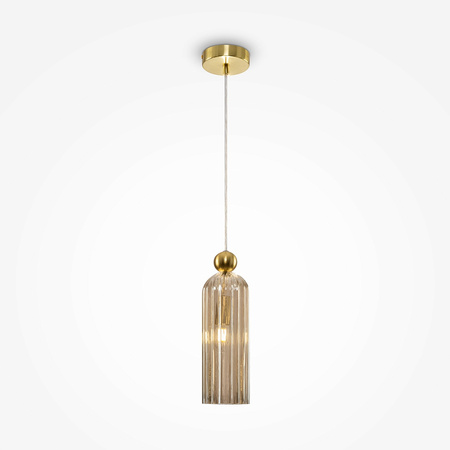 Lampa wisząca ANTIC Maytoni koniak MOD302PL-01CG