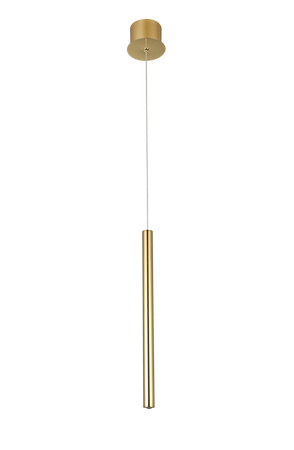 Lampa wisząca złota tuba 40cm ILIOS 1 PENDANT GO AZZARDO AZ5742