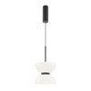 Lampa wisząca czarna ze szklanym kloszem LED 3000K Kyoto MOD178PL-L11B3K Maytoni