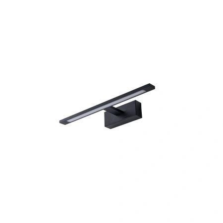 Czarny kinkiet łazienkowy 41,5cm nad lustro Elgidia LED 3500K IP44 WL0122-S-BK Yaskr