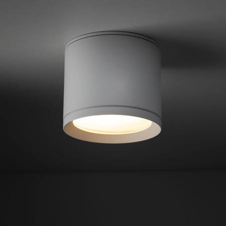 Oprawa sufitowa biała tuba na żarówke GX53 IP44 VIVO WHITE Tk Lighting 10595