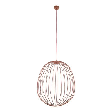 Lampa wisząca druciana w ceglanym kolorze SPHERA L BRICK 1XGX53 Tk Lighting 11302