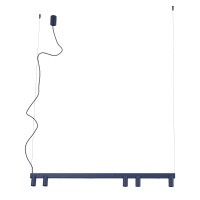 Lampa wisząca granatowa belka z tubami FOURTY LINE LED 1200 Nowodvorski 12407