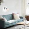 Kinkiet chromowany szklany klosz ACCOR 1xE14 Just Light 15371-17