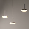 Okrągła płaska lampa wisząca biała 18,5cm LED 3000K Plato P076PL-L12W3K-W Maytoni