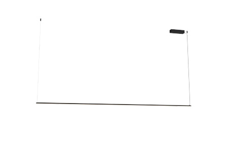 Czarna lampa wisząca liniowa 200cm LED 3000K Maxlight P0681 Longi 50W