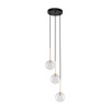 NILOS BLACK / GOLD LAMPA WISZACA 3 TK Lighting 5942
