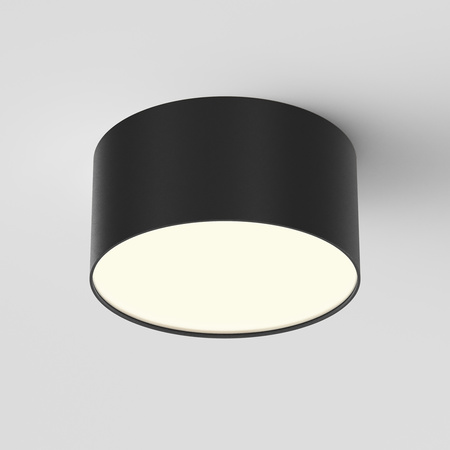 Mała czarna tuba o średnicy 12cm LED 3000K Zon C032CL-12W3K-RD-B Maytoni
