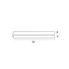 LAMPA SUFITOWA FLEX 15W CZARNA MAXLIGHT C0259 