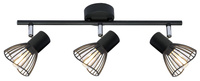 FLY LAMPA SUFITOWA LISTWA 3X40W E14 CZARNY Candellux 93-61911
