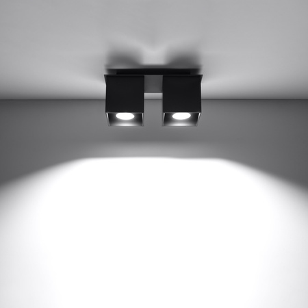 Lampa sufitowa, oprawa podwójna QUAD Sollux Lighting SL.0063 SL.0064 SL.0065 - kolor do wyboru