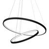Lampa wisząca HOOP BLACK 51W LED Milagro ML1542