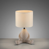 Lampa stołowa z rzeźbiarską podstawą z ceramiki TED 1xE27 Just Light 14190-39