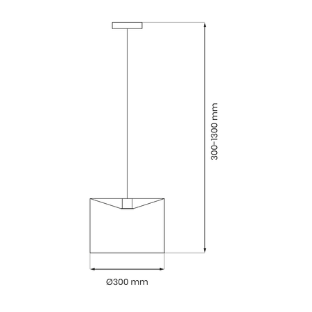 Lampa wisząca MORGAN 1xE27 Milagro ML1800